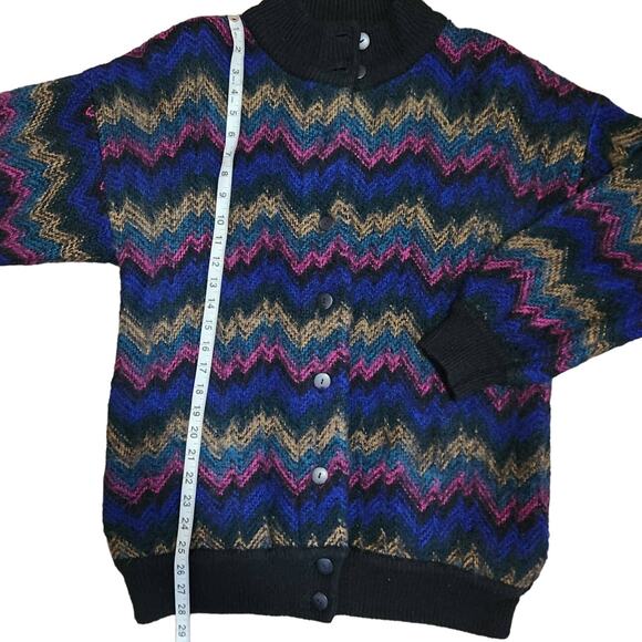 VINTAGE Boundary Waters womans button-up sweater size medium - Picture 5 of 8